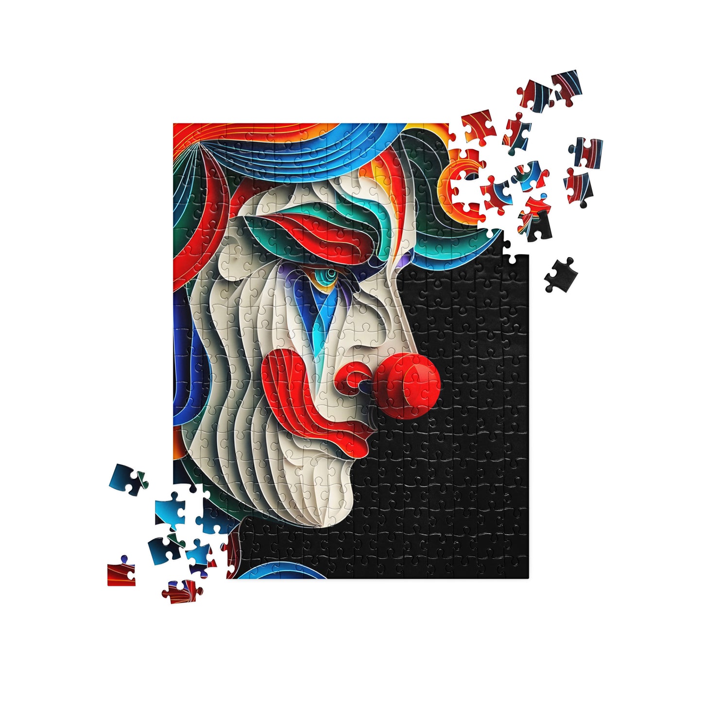 Magical 3D Clown - Jigsaw Puzzle #47
