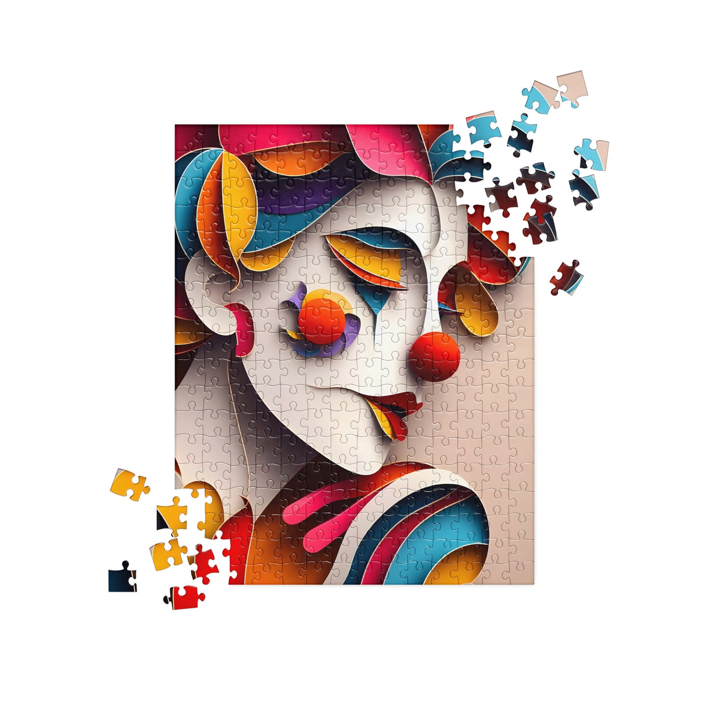 Magical 3D Clown - Jigsaw Puzzle #51