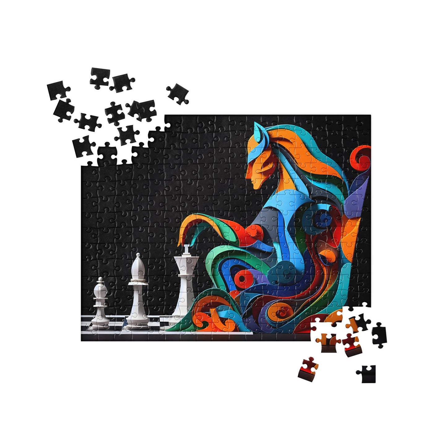 3D Chess Art - Jigsaw Puzzle #8