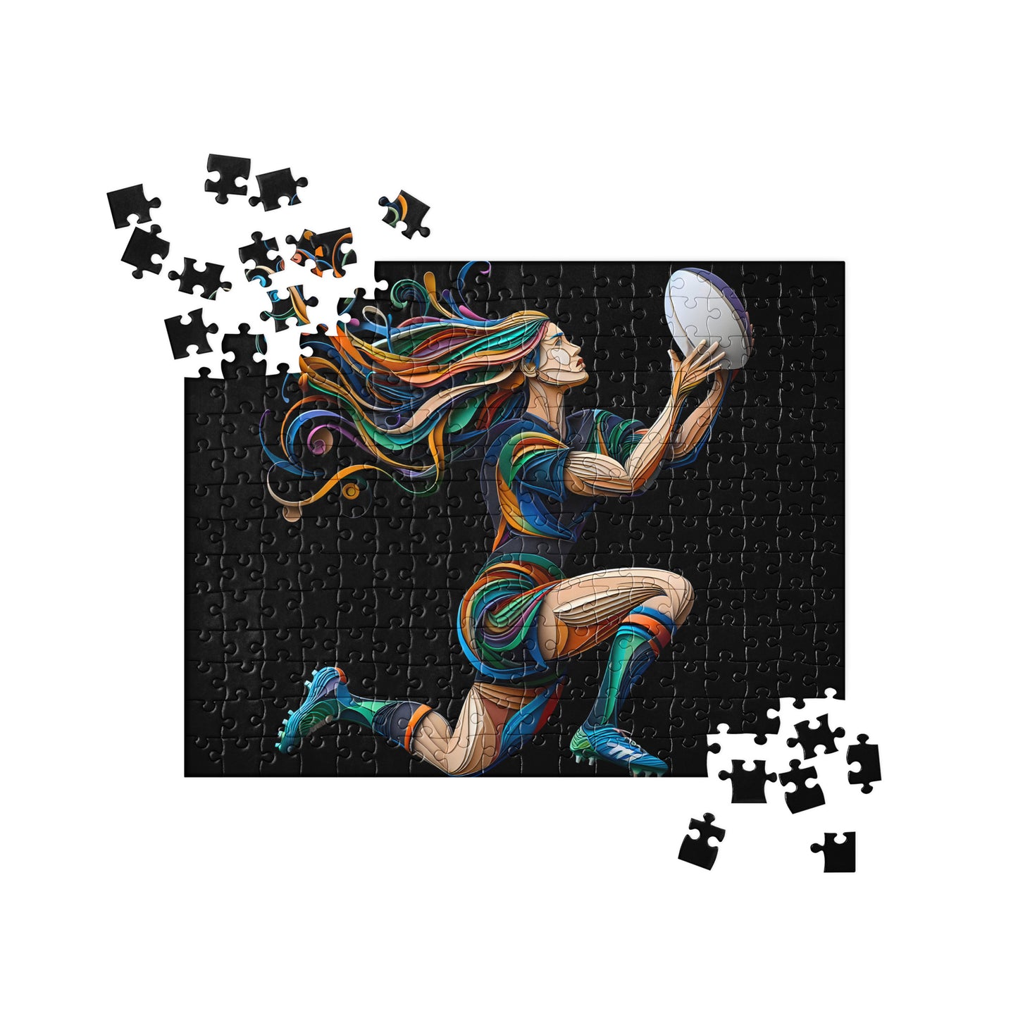 3D Rugby Player - Jigsaw Puzzle #16