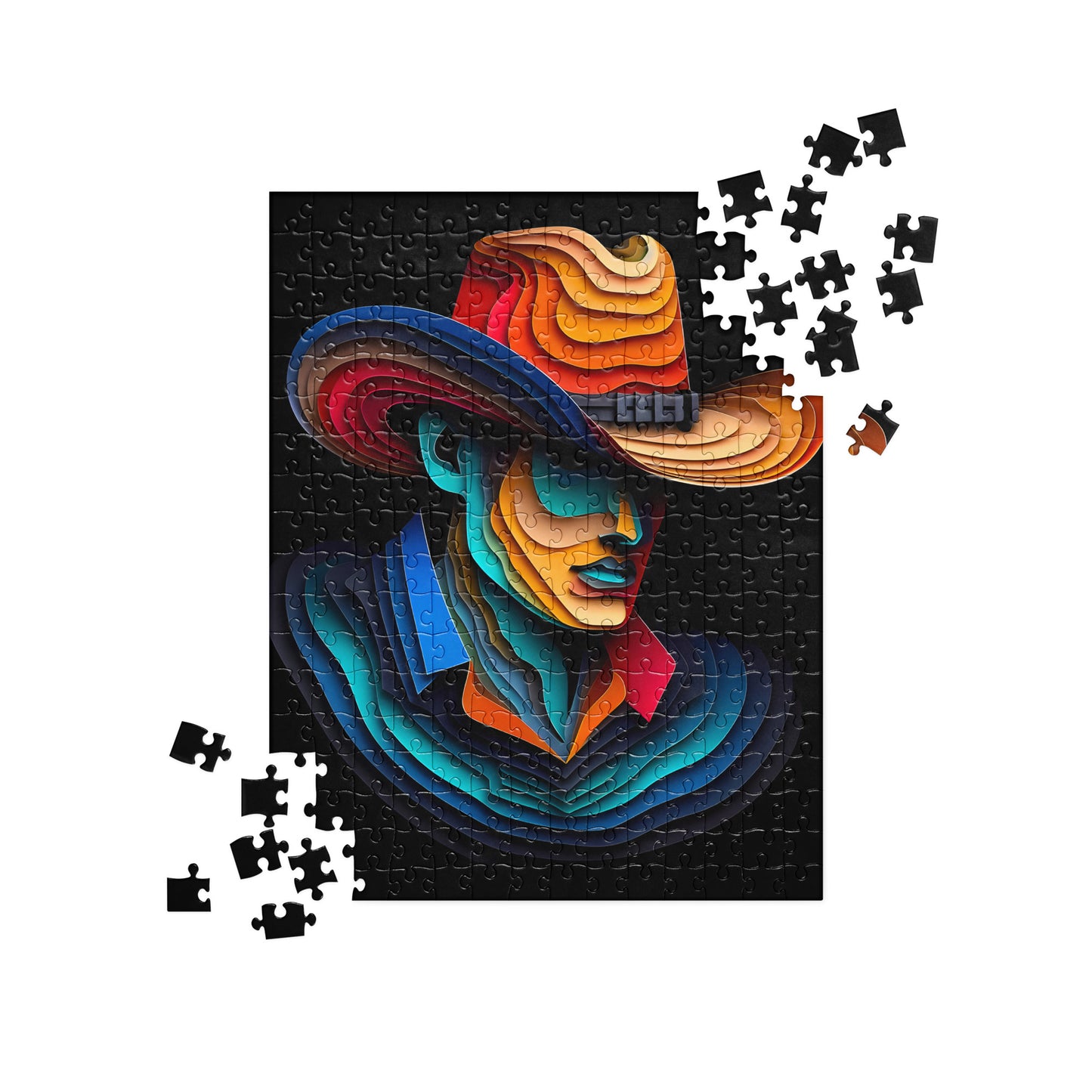 3D Cowboy and Cowgirl - Jigsaw Puzzle #4
