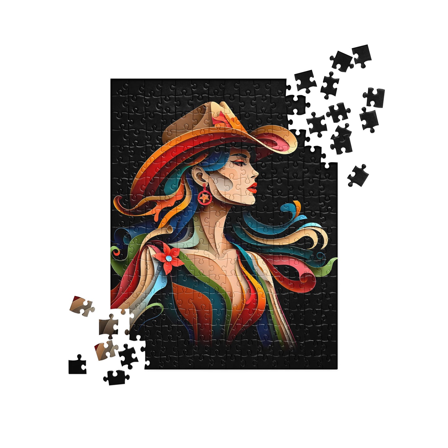 3D Cowboy and Cowgirl - Jigsaw Puzzle #5