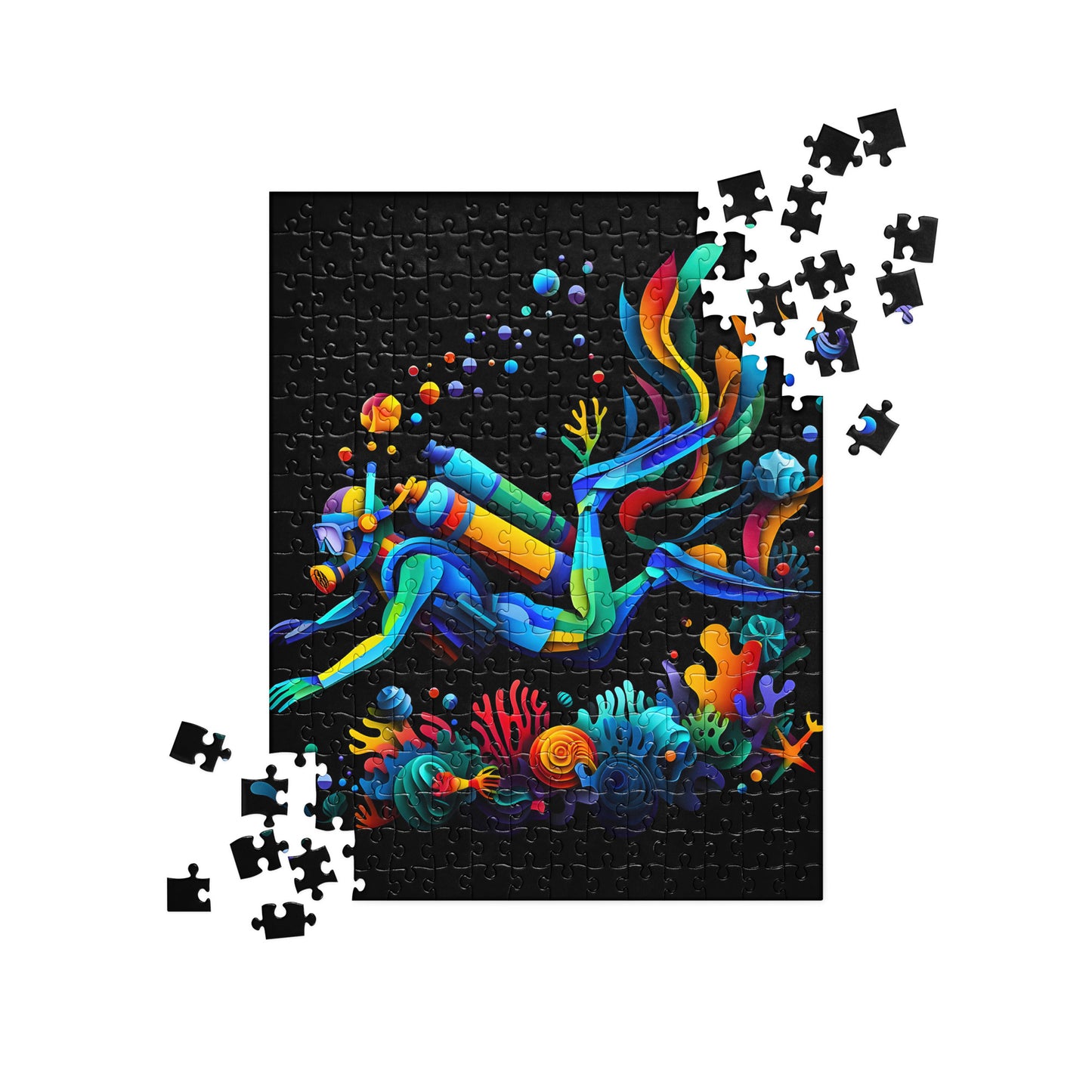 3D Ocean Diver - Jigsaw Puzzle #1