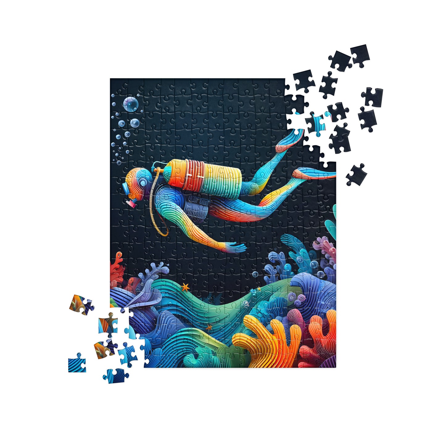 3D Ocean Diver - Jigsaw Puzzle #8