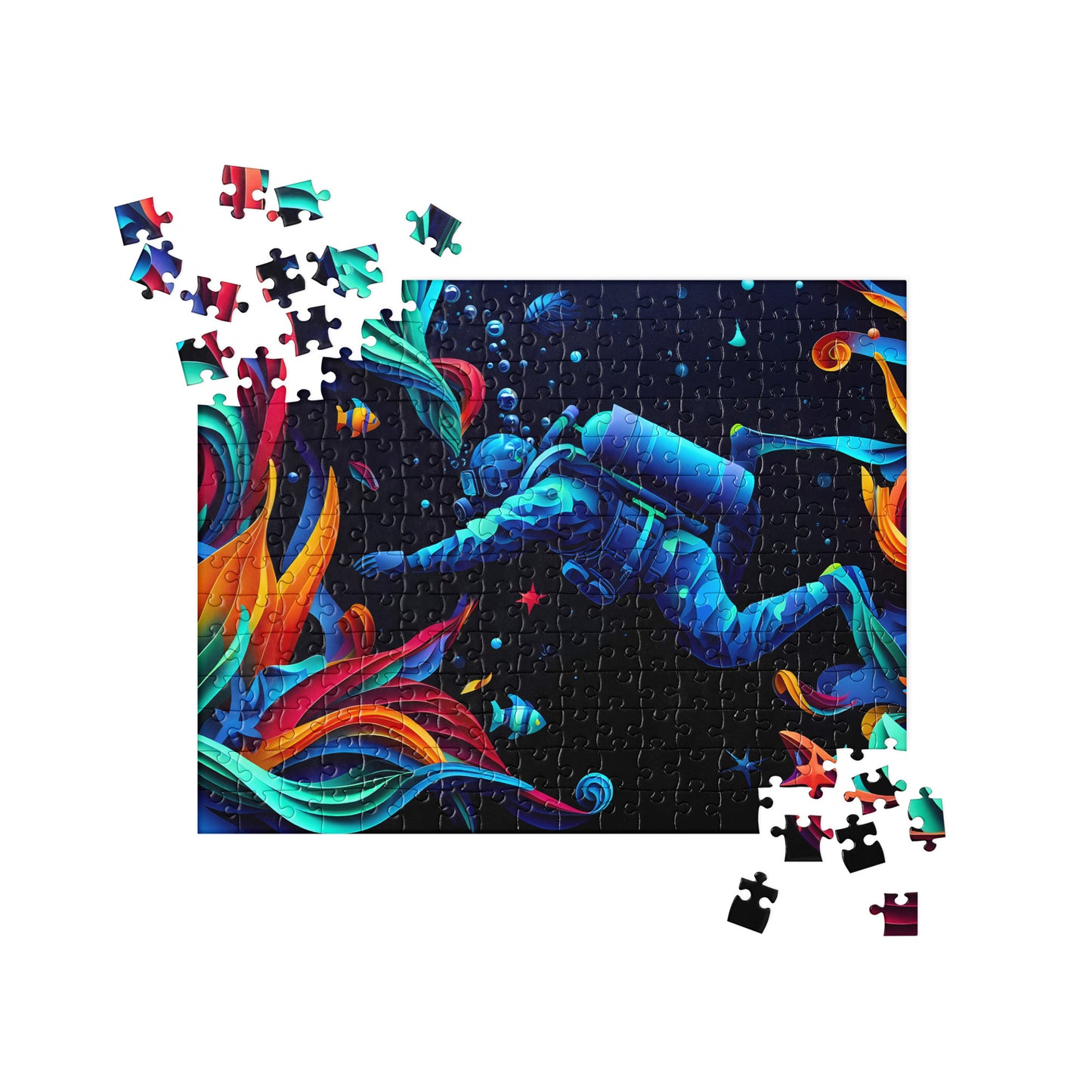 3D Ocean Diver - Jigsaw Puzzle #9