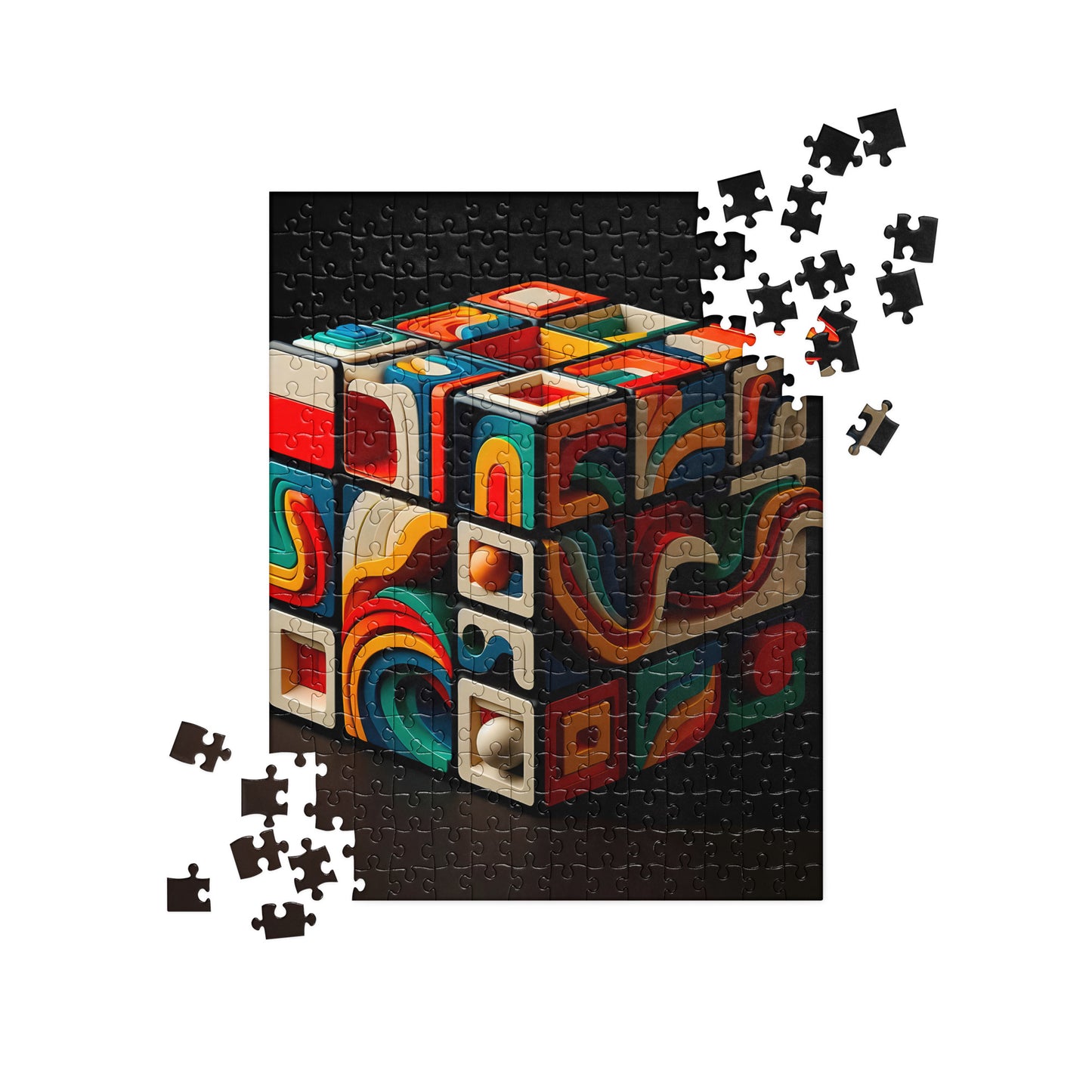 3D Colorful Cube - Jigsaw Puzzle #3