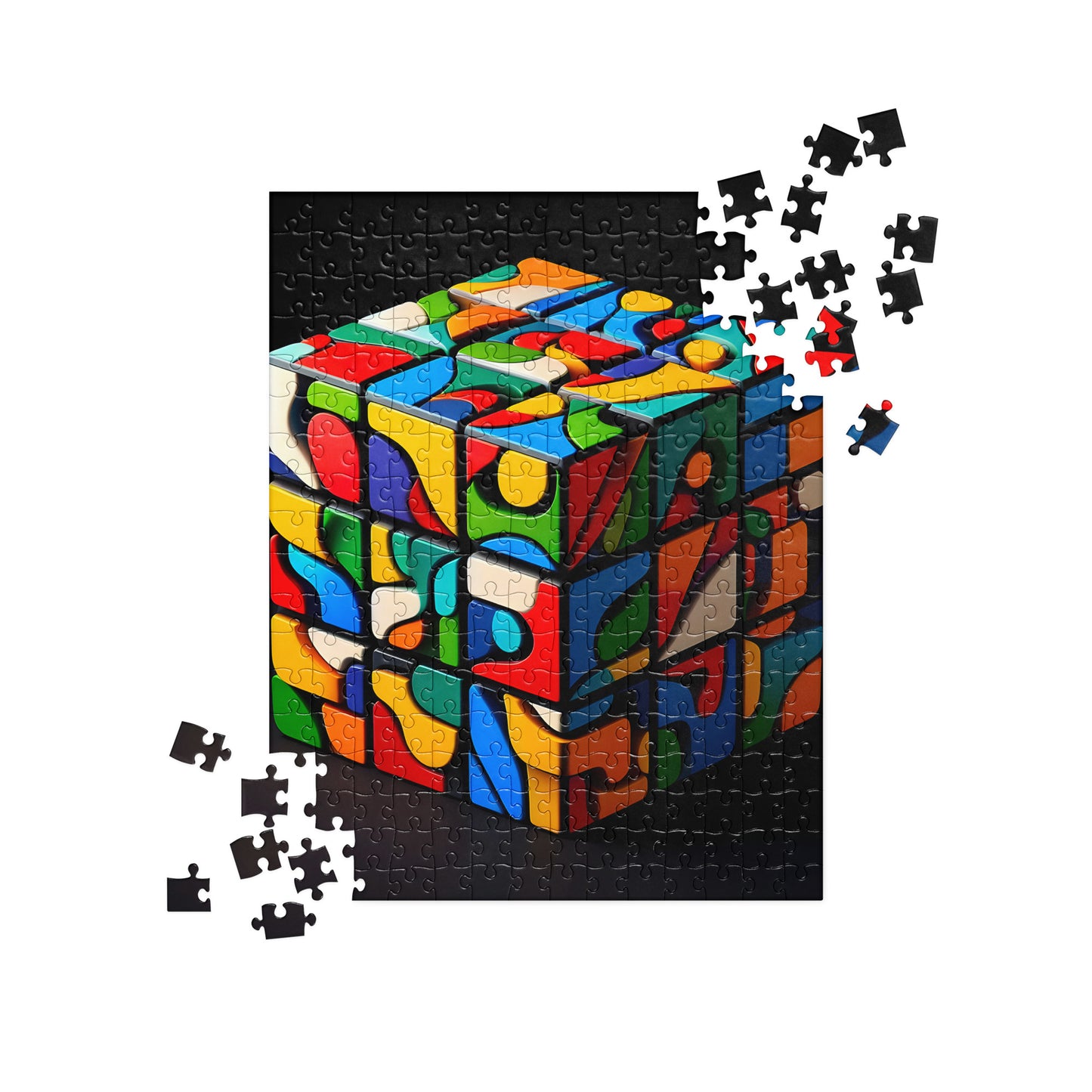 3D Colorful Cube - Jigsaw Puzzle #5