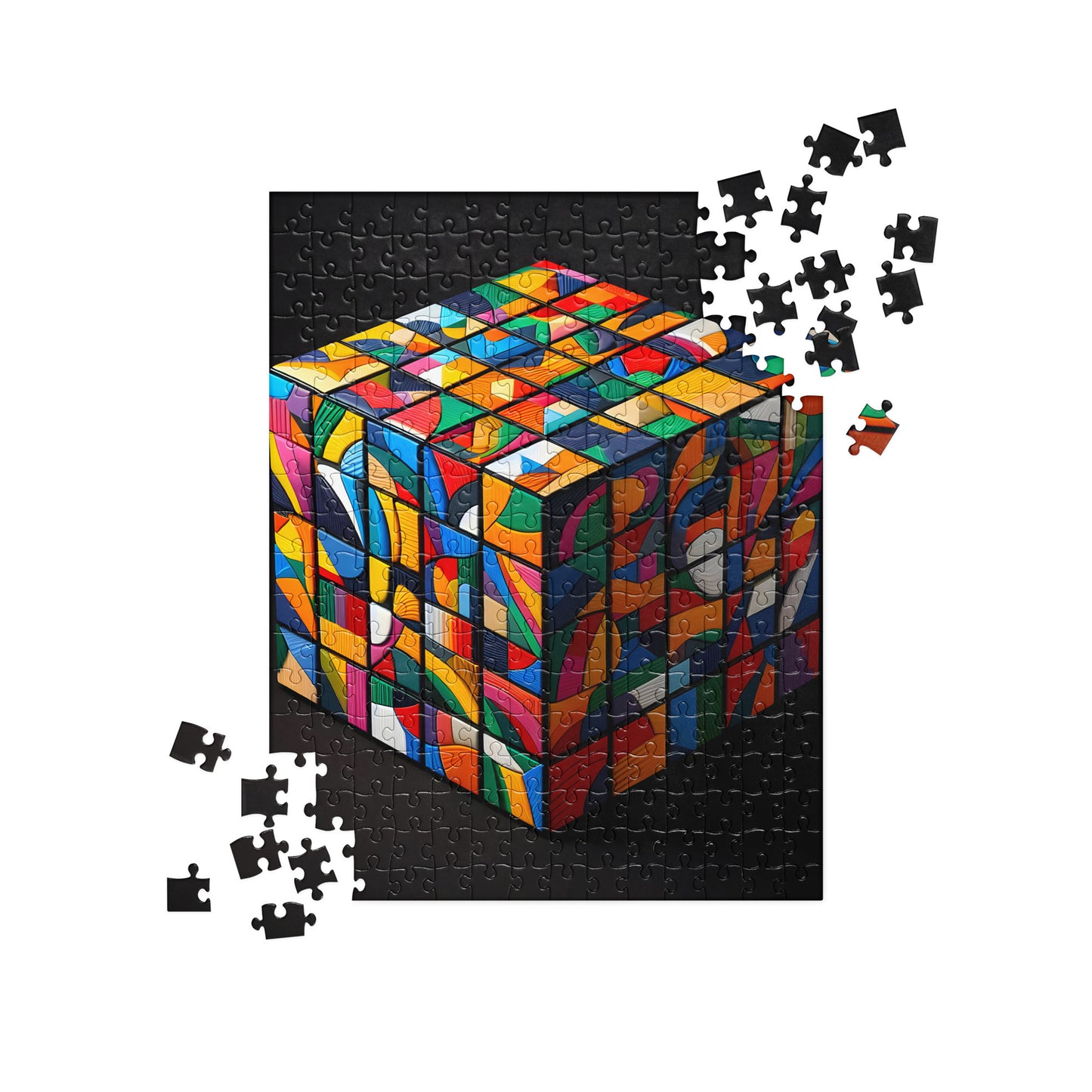 3D Colorful Cube - Jigsaw Puzzle #6