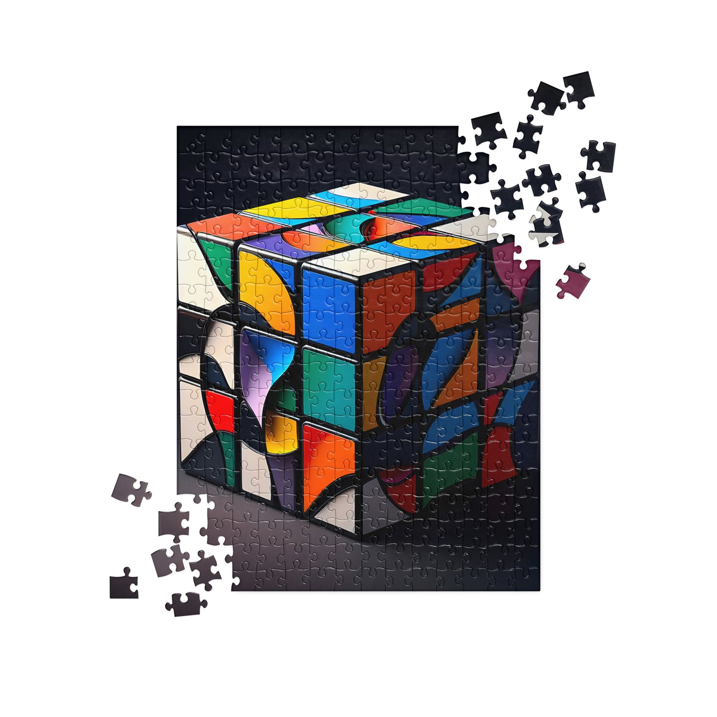 3D Colorful Cube - Jigsaw Puzzle #7