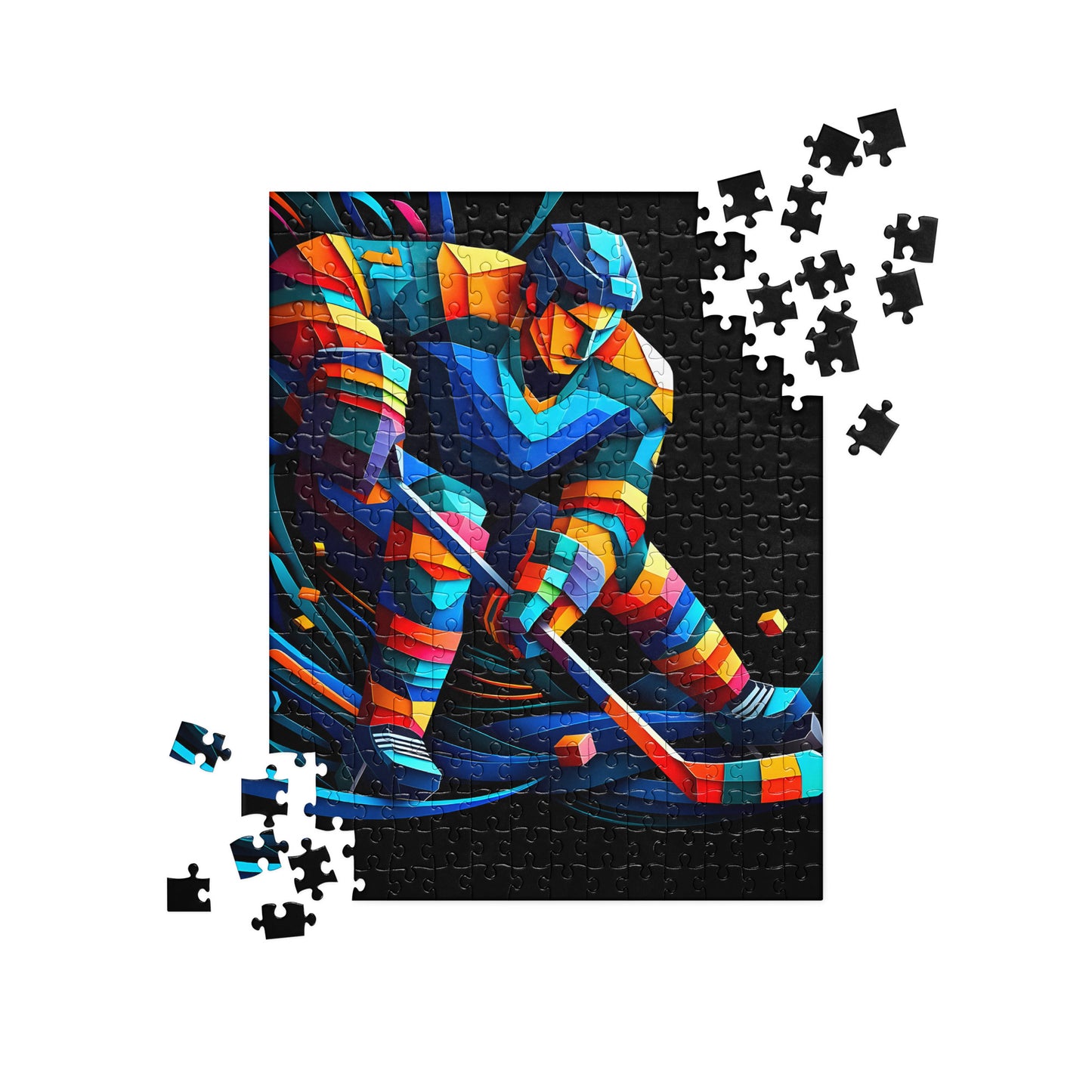 3D Ice Hockey Player - Jigsaw Puzzle #3