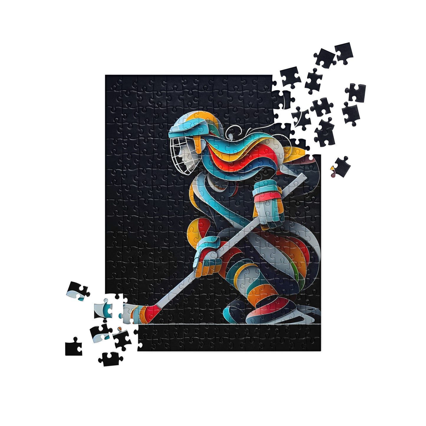 3D Ice Hockey Player - Jigsaw Puzzle #4