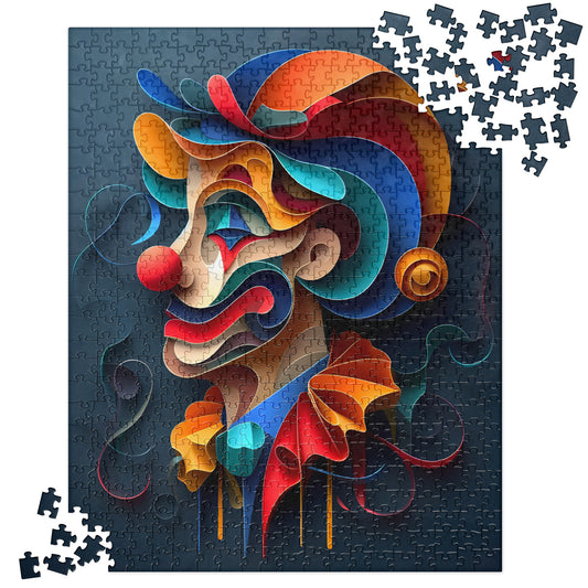 Magical 3D Clown - Jigsaw Puzzle #1