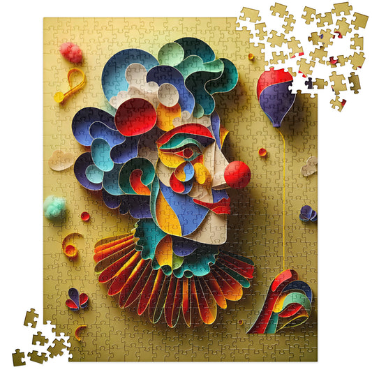 Magical 3D Clown - Jigsaw Puzzle #5