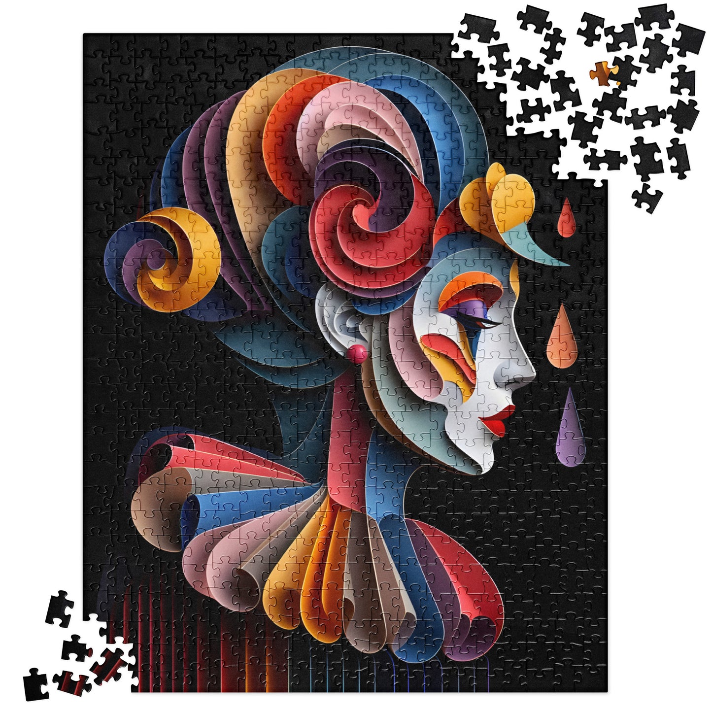 Magical 3D Clown - Jigsaw Puzzle #8