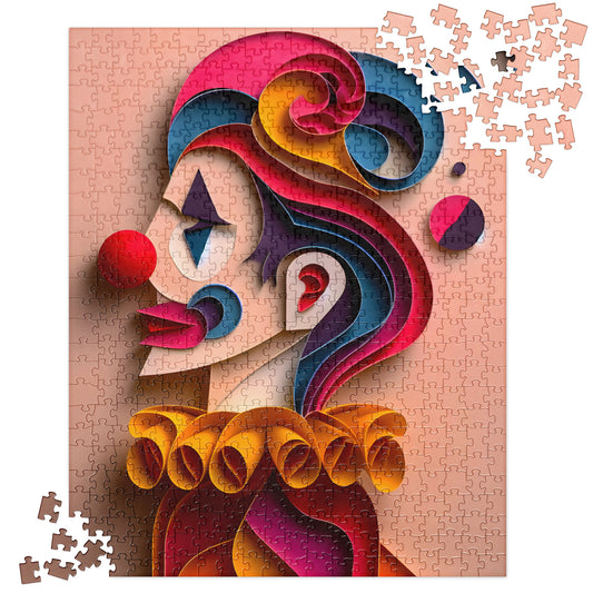 Magical 3D Clown - Jigsaw Puzzle #14