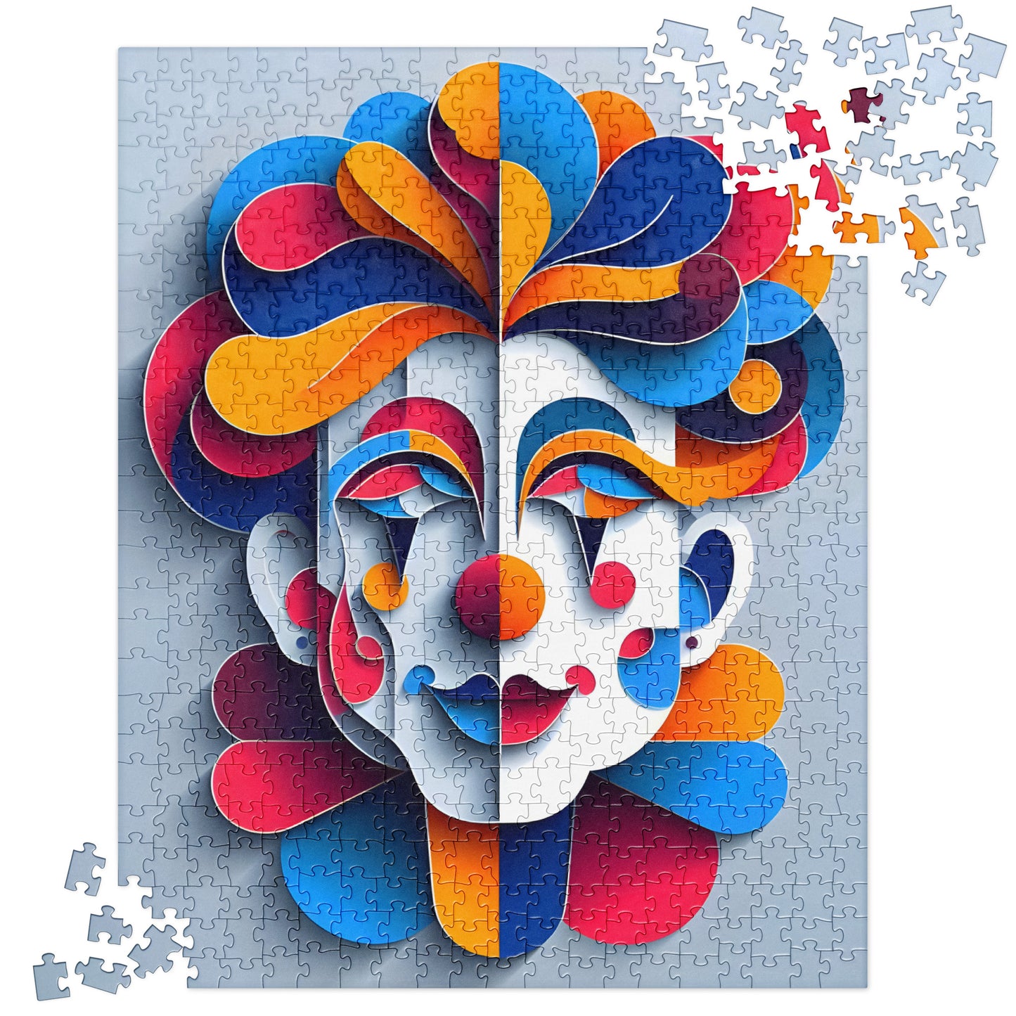 Magical 3D Clown - Jigsaw Puzzle #19