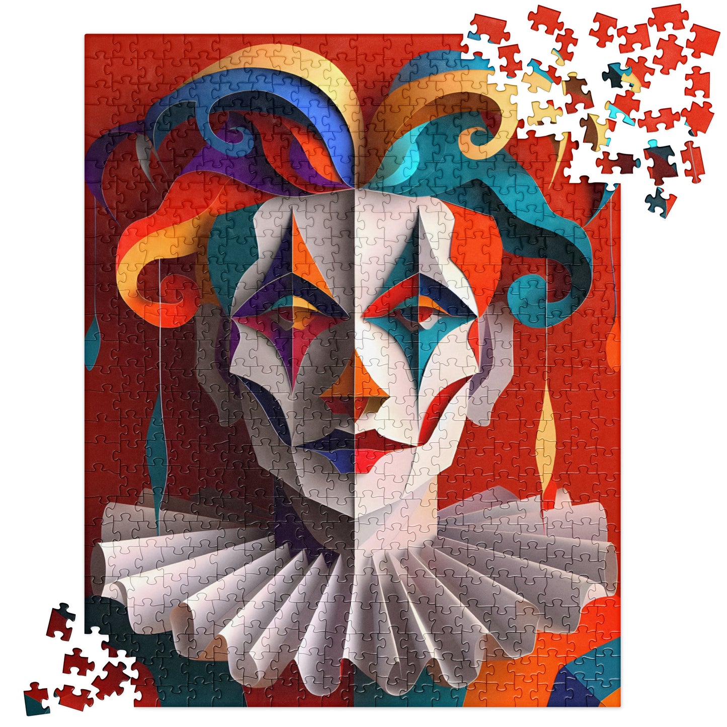 Magical 3D Clown - Jigsaw Puzzle #20