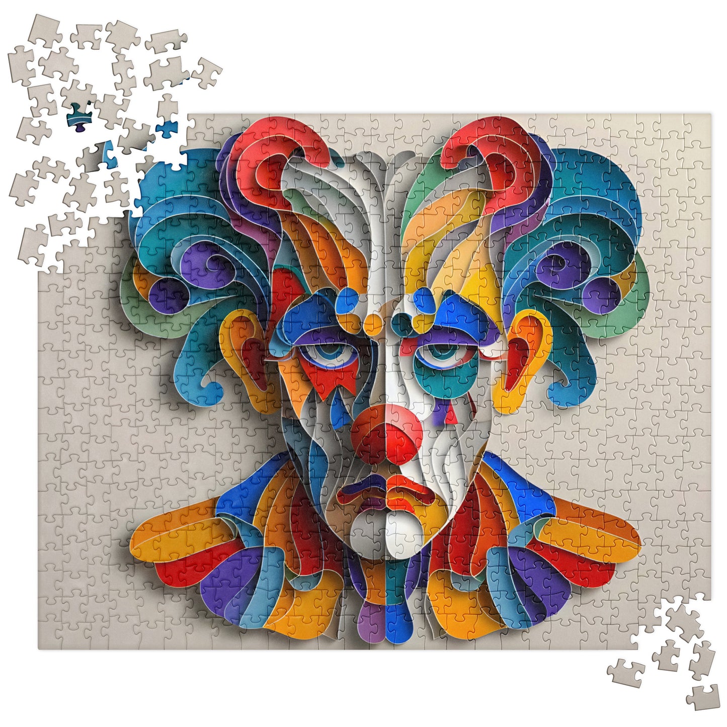 Magical 3D Clown - Jigsaw Puzzle #23