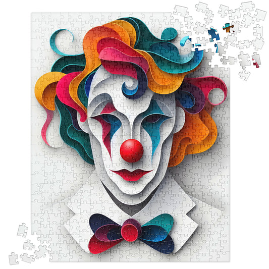 Magical 3D Clown - Jigsaw Puzzle #24