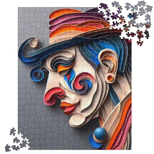 Magical 3D Clown - Jigsaw Puzzle #25