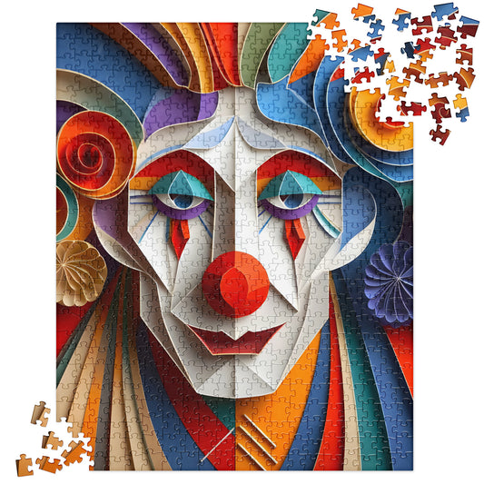 Magical 3D Clown - Jigsaw Puzzle #31