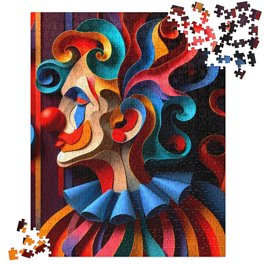 Magical 3D Clown - Jigsaw Puzzle #43