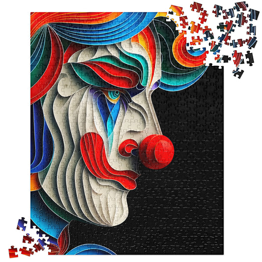 Magical 3D Clown - Jigsaw Puzzle #47
