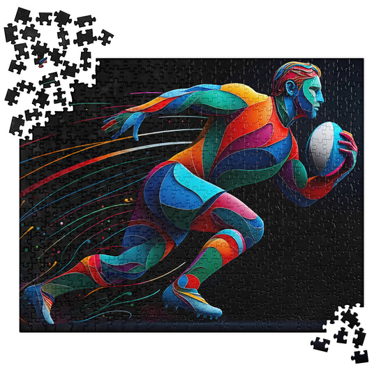 3D Rugby Player - Jigsaw Puzzle #1