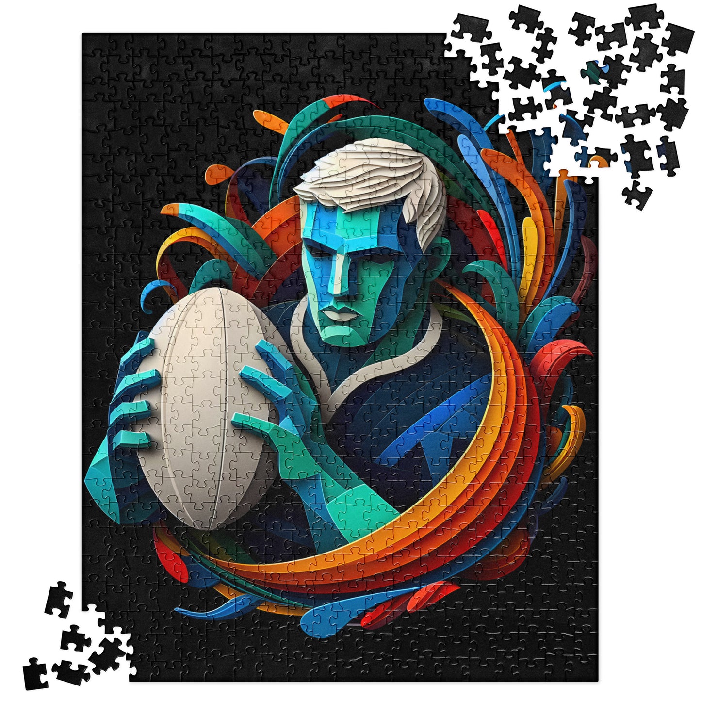3D Rugby Player - Jigsaw Puzzle #3