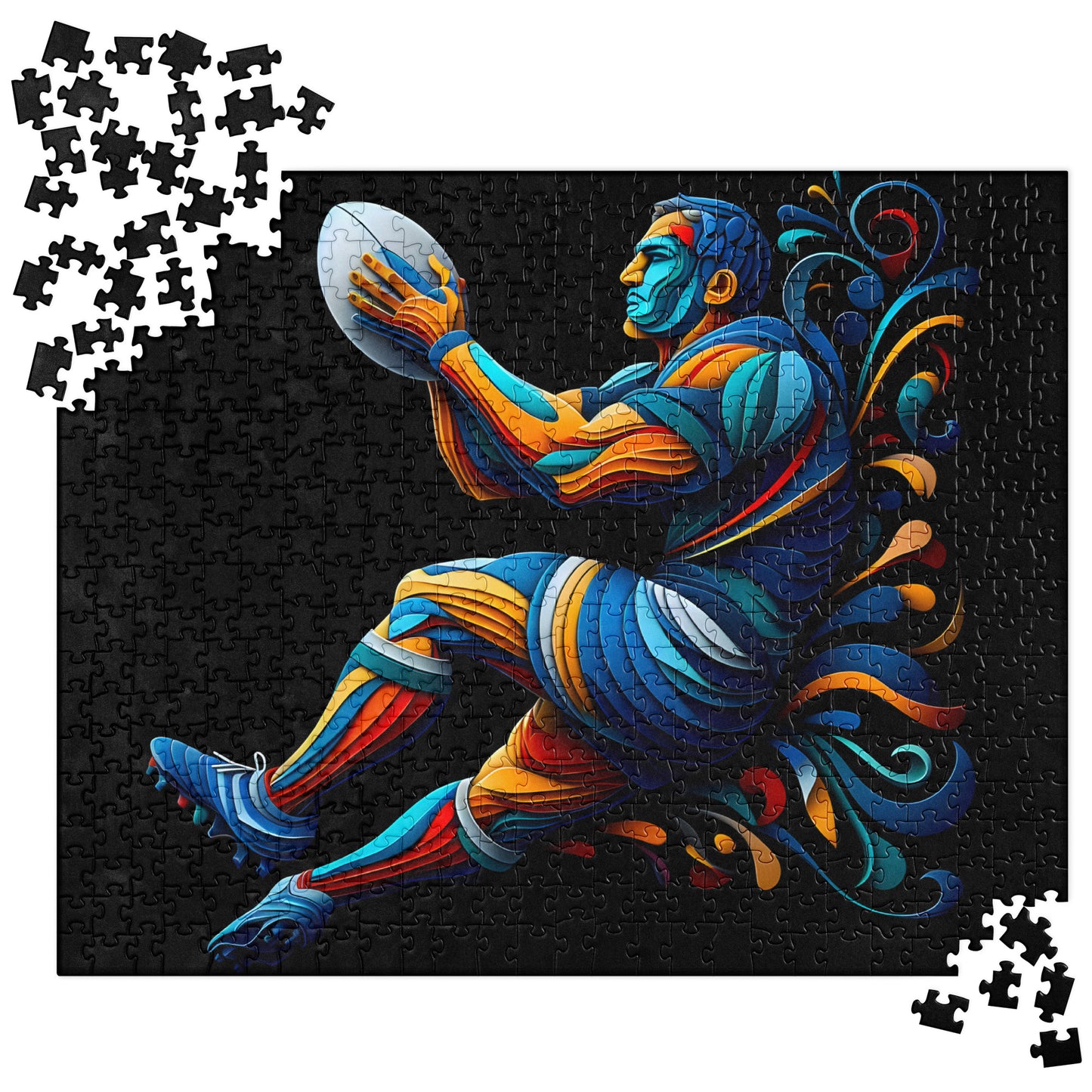 3D Rugby Player - Jigsaw Puzzle #9