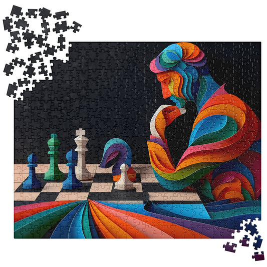3D Chess Art - Jigsaw Puzzle #1