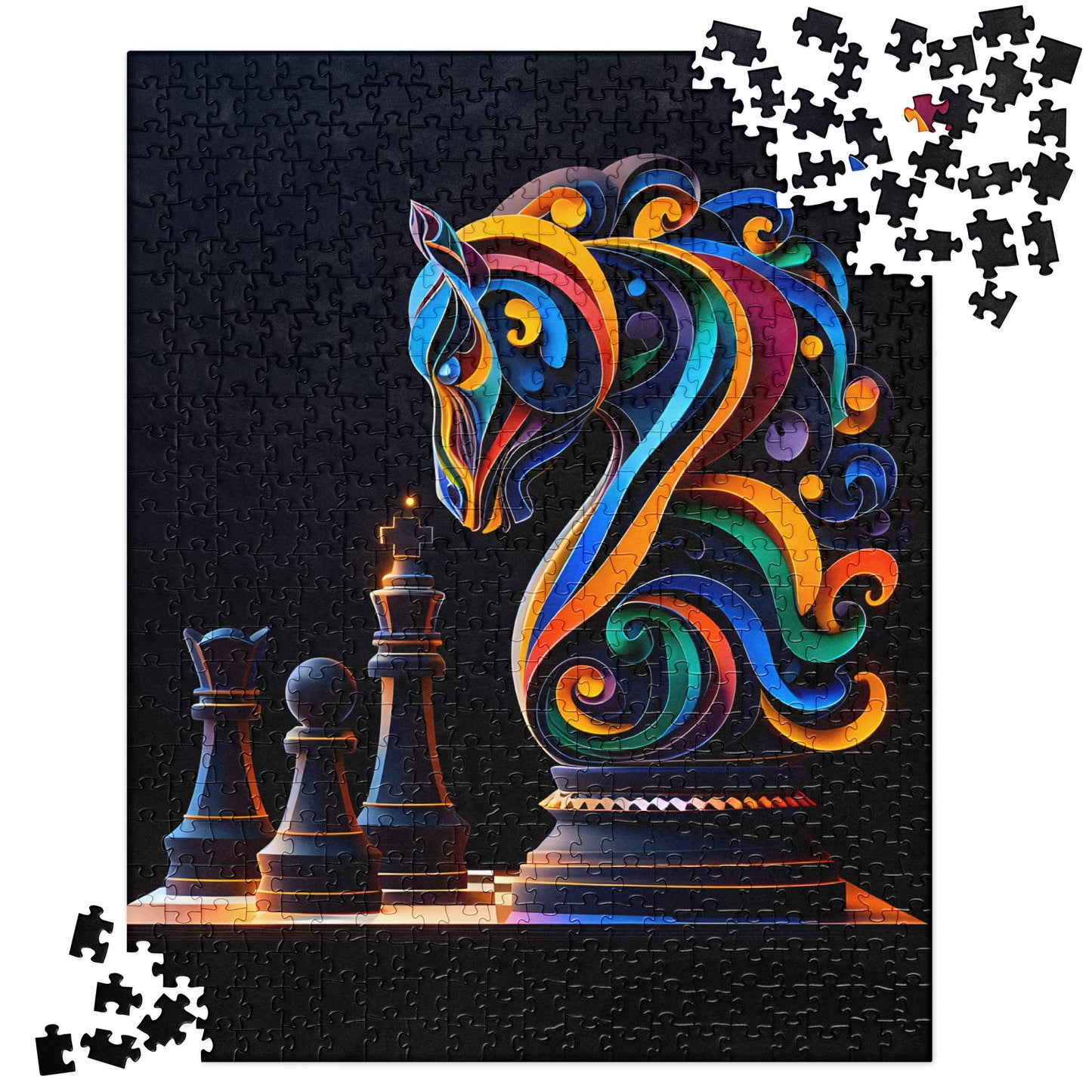 3D Chess Art - Jigsaw Puzzle #5