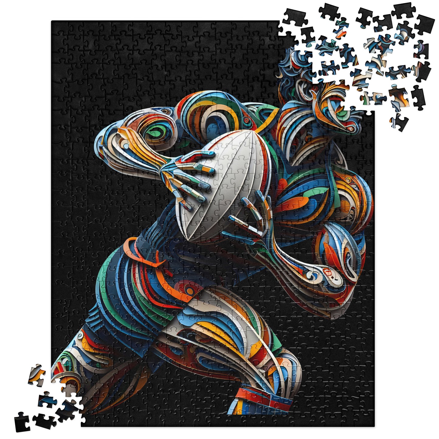 3D Rugby Player - Jigsaw Puzzle #11