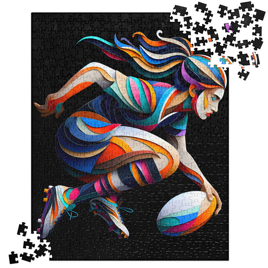 3D Rugby Player - Jigsaw Puzzle #14