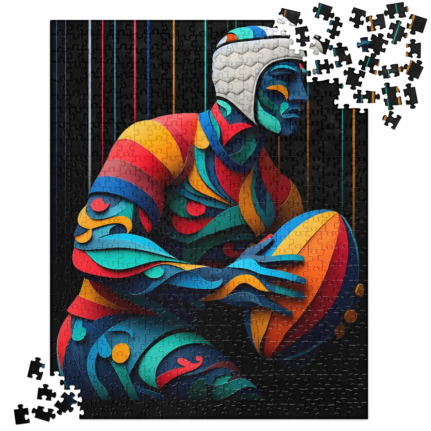3D Rugby Player - Jigsaw Puzzle #15