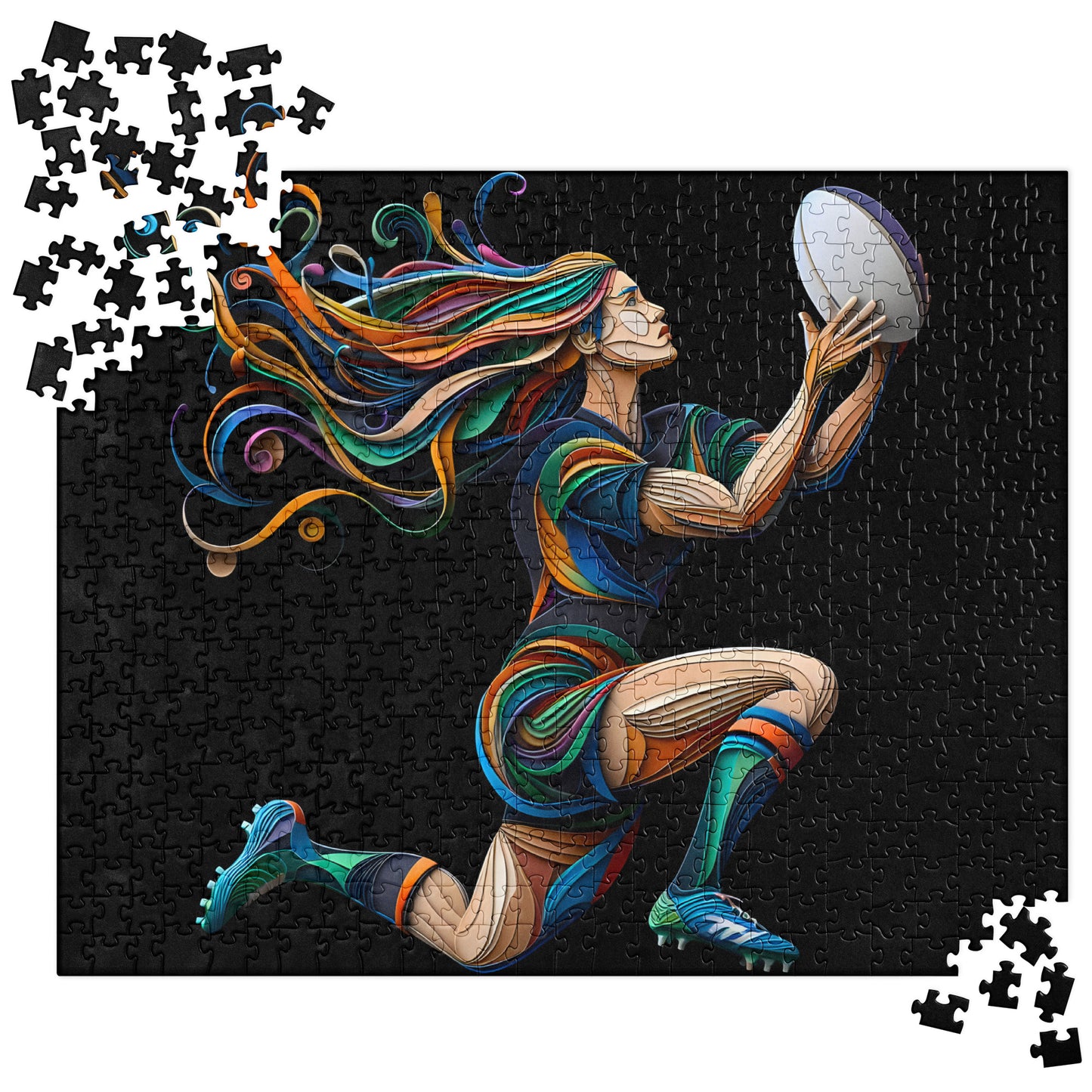 3D Rugby Player - Jigsaw Puzzle #16
