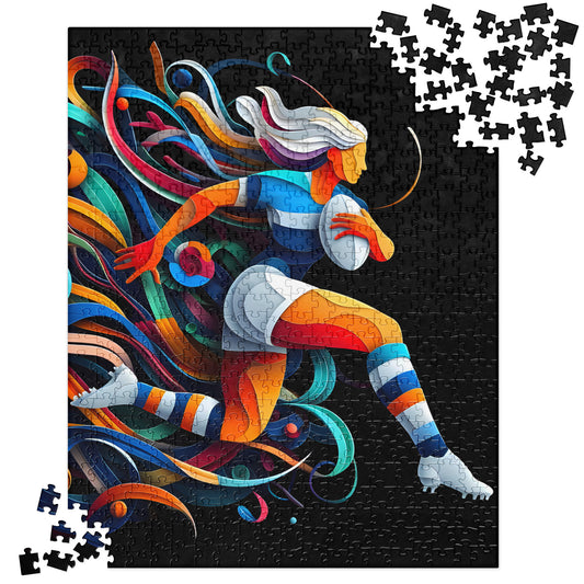 3D Rugby Player - Jigsaw Puzzle #20