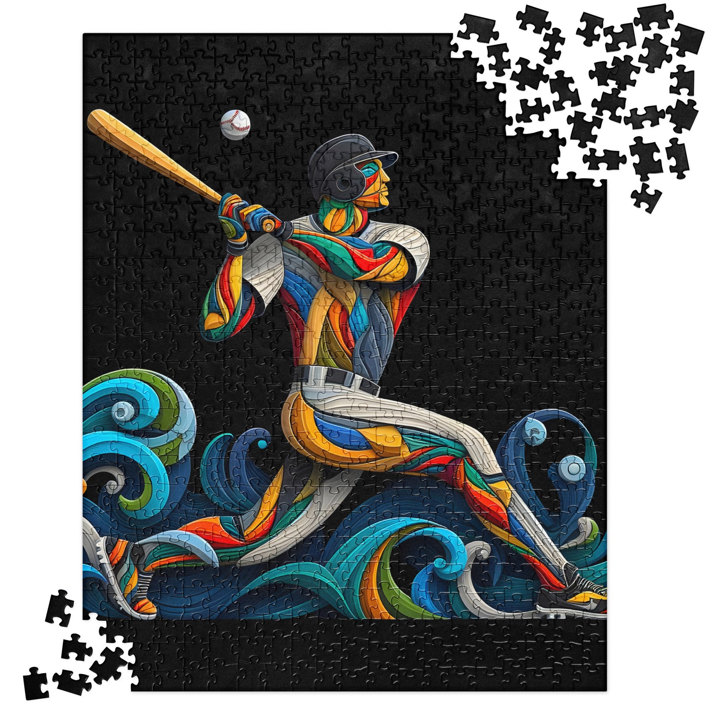 3D Baseball Player - Jigsaw Puzzle #1