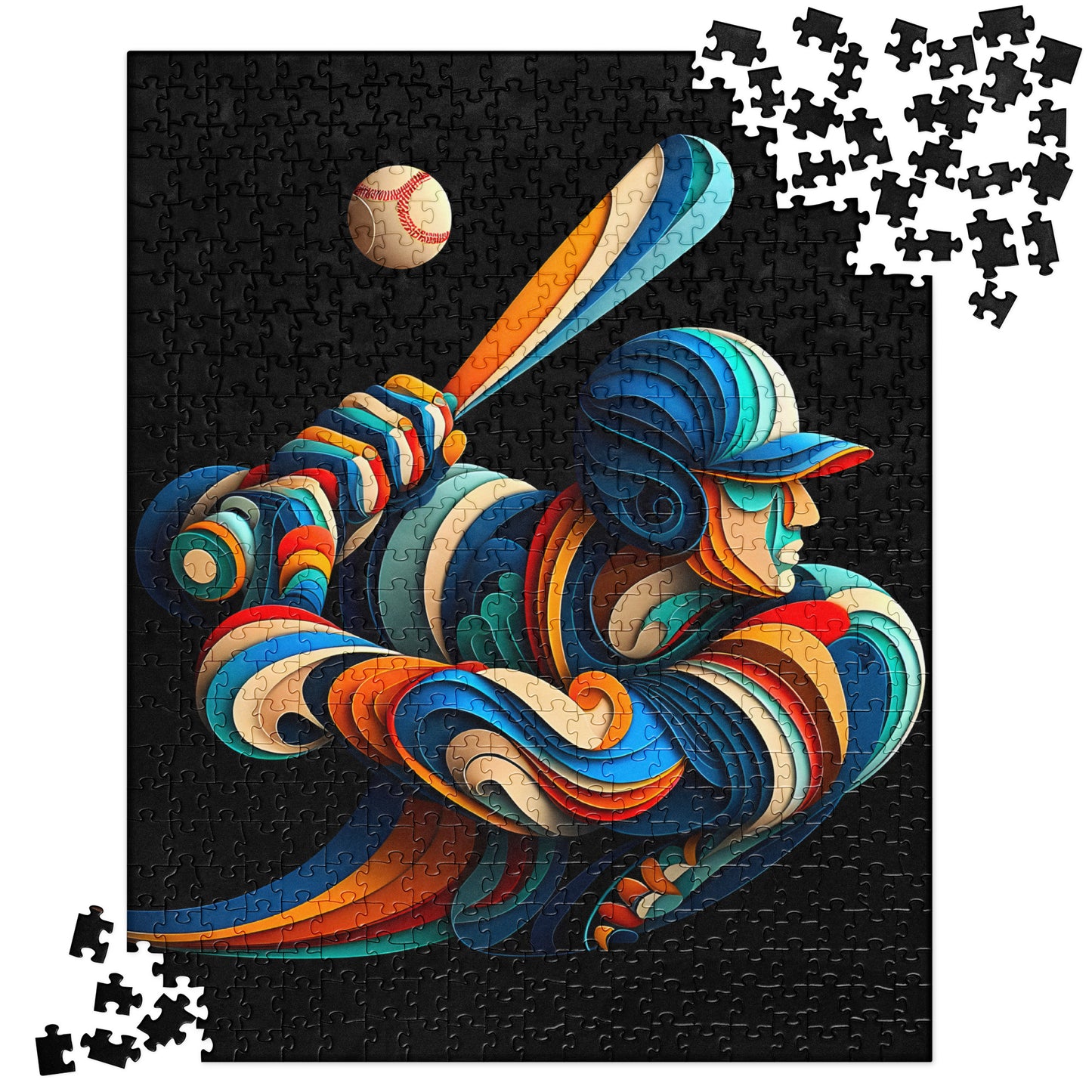 3D Baseball Player - Jigsaw Puzzle #3