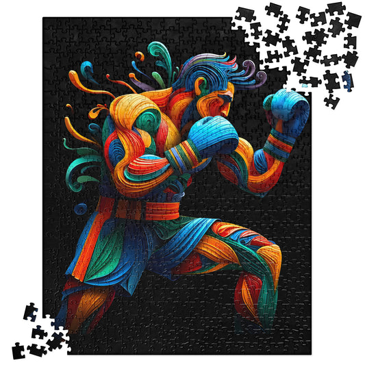 3D Boxer - Jigsaw Puzzle #1