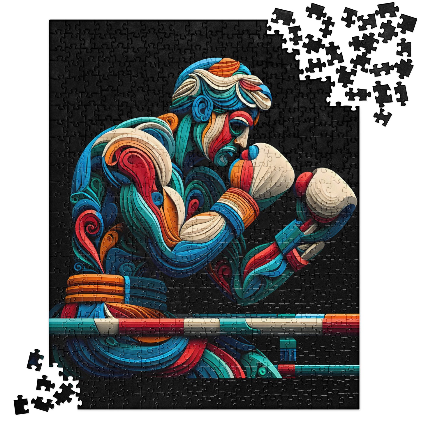 3D Boxer - Jigsaw Puzzle #3