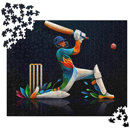 3D Cricket Player - Jigsaw Puzzle #1