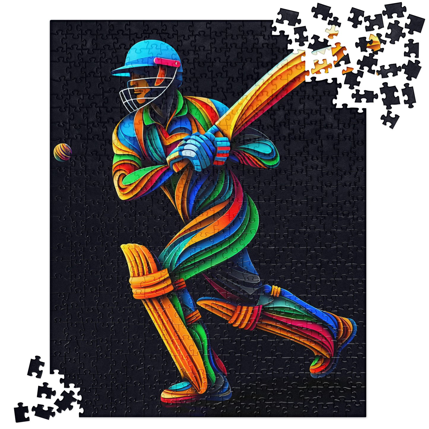 3D Cricket Player - Jigsaw Puzzle #9