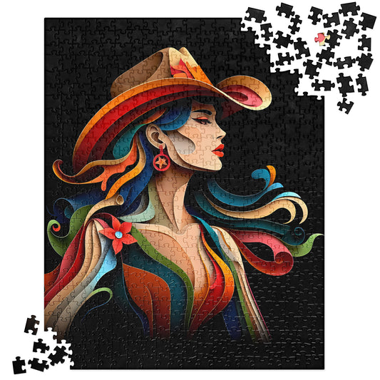 3D Cowboy and Cowgirl - Jigsaw Puzzle #5