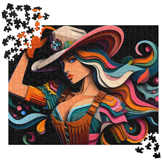 3D Cowboy and Cowgirl - Jigsaw Puzzle #7