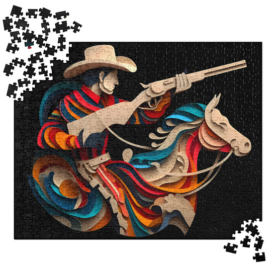 3D Cowboy and Cowgirl - Jigsaw Puzzle #10