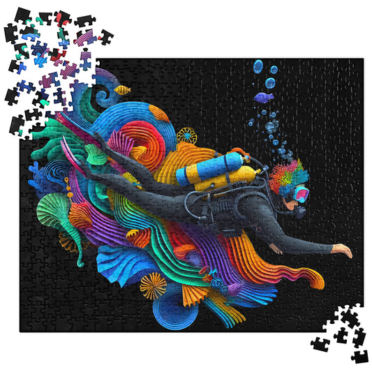 3D Ocean Diver - Jigsaw Puzzle #4