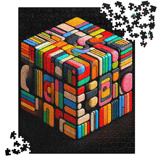 3D Colorful Cube - Jigsaw Puzzle #2
