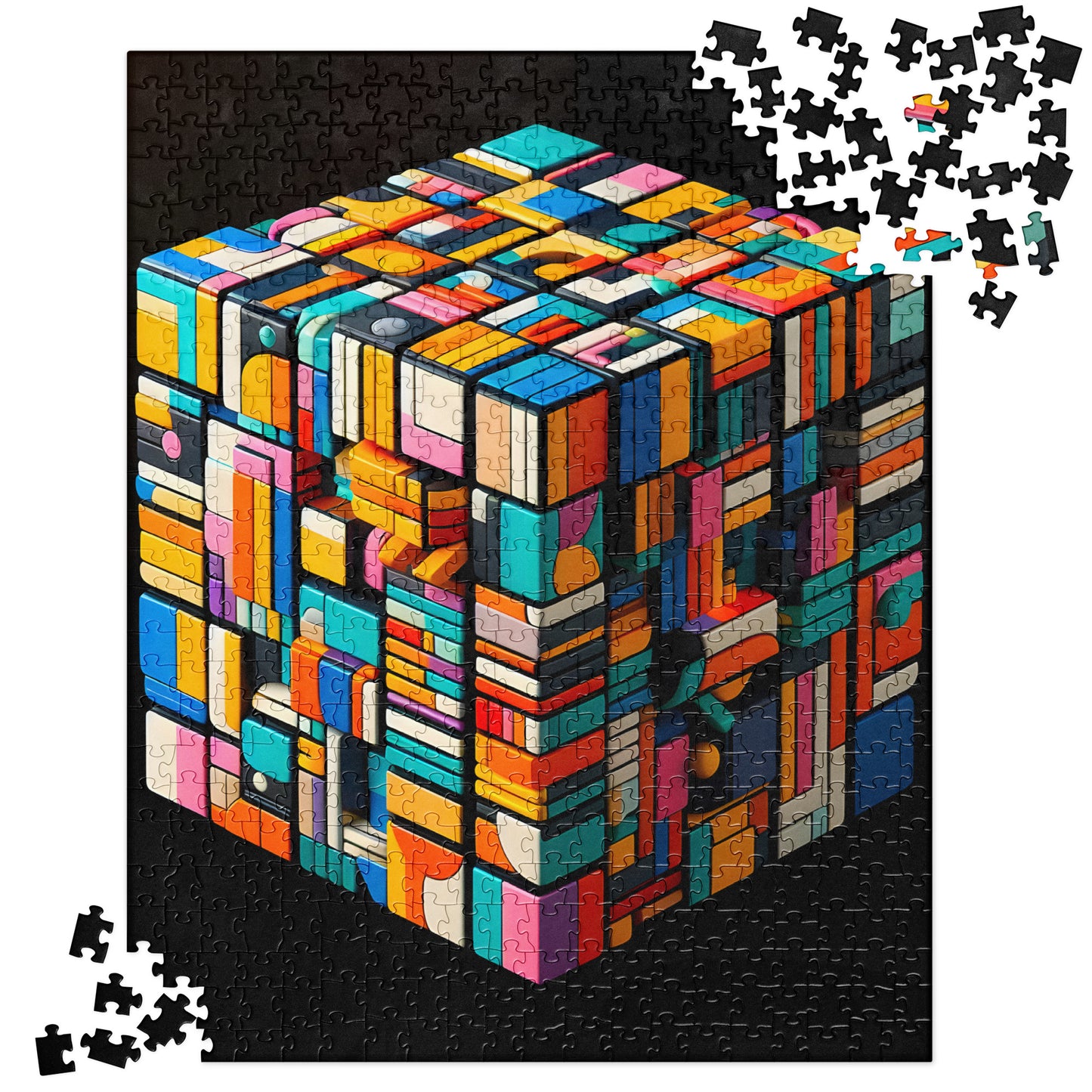 3D Colorful Cube - Jigsaw Puzzle #4