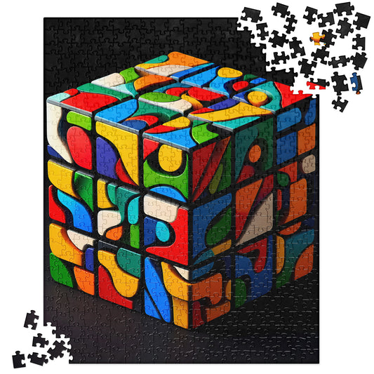 3D Colorful Cube - Jigsaw Puzzle #5